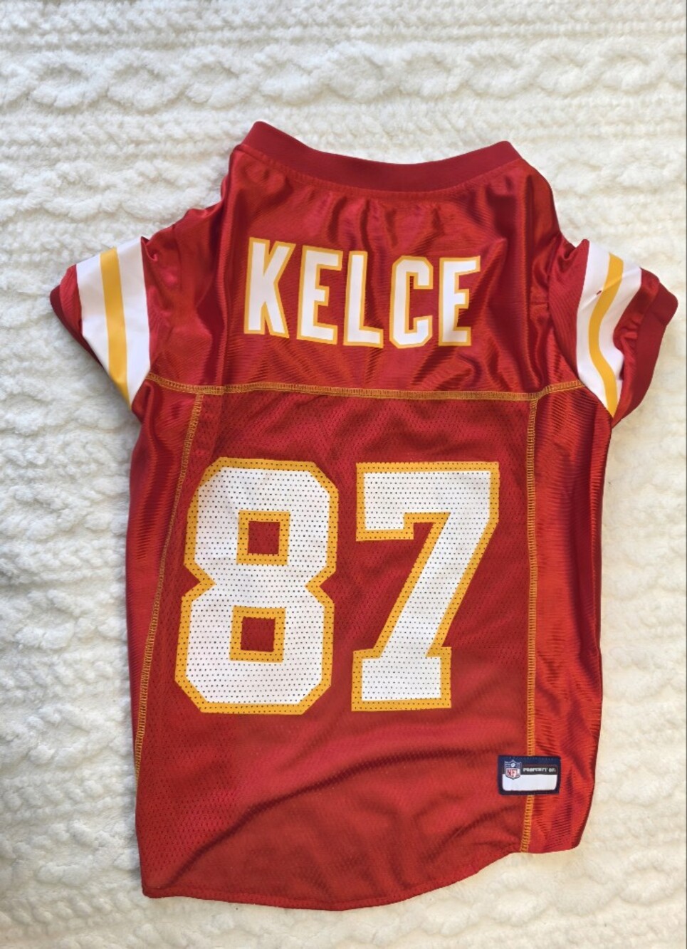 Kansas City Chiefs Travis Kelce #87 Dog Jersey XXL NFL Pet Football